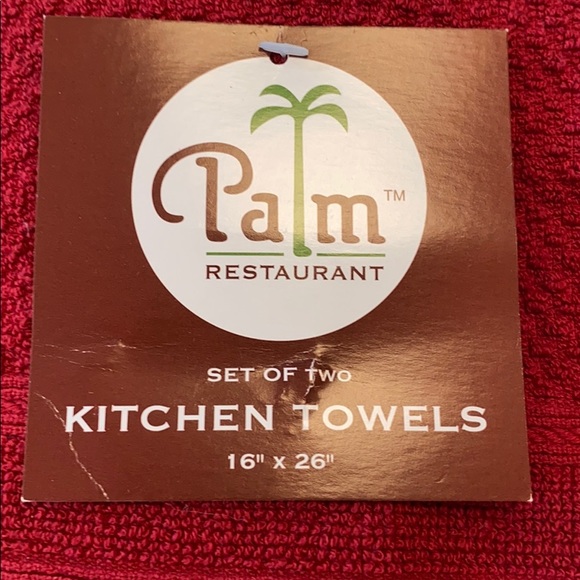 Palm Restaurant Kitchen Towels - Picture 3 of 3